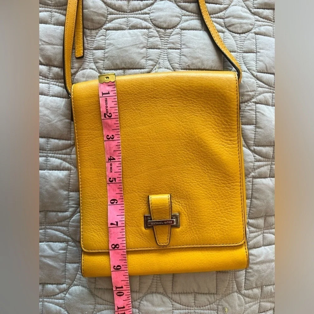Michael Kors Yellow Crossbody Bag with Adjustable Strap